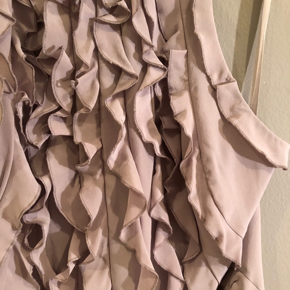 BCBG Maxazria // Silk Ruffled Halter Blouse - Picture 2 of 3